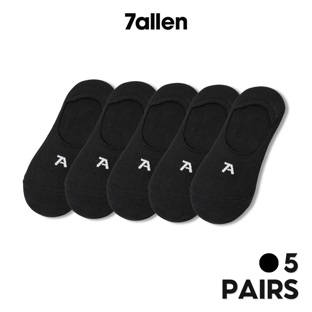 7allen Low-Cut No-Show Socks with Anti-Slip Sole