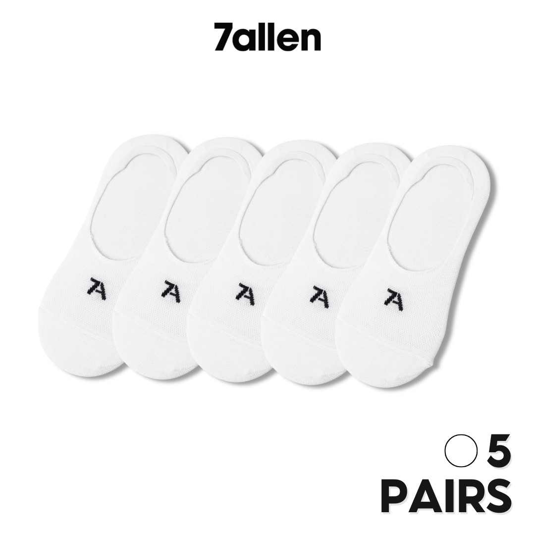 7allen Low-Cut No-Show Socks with Anti-Slip Sole