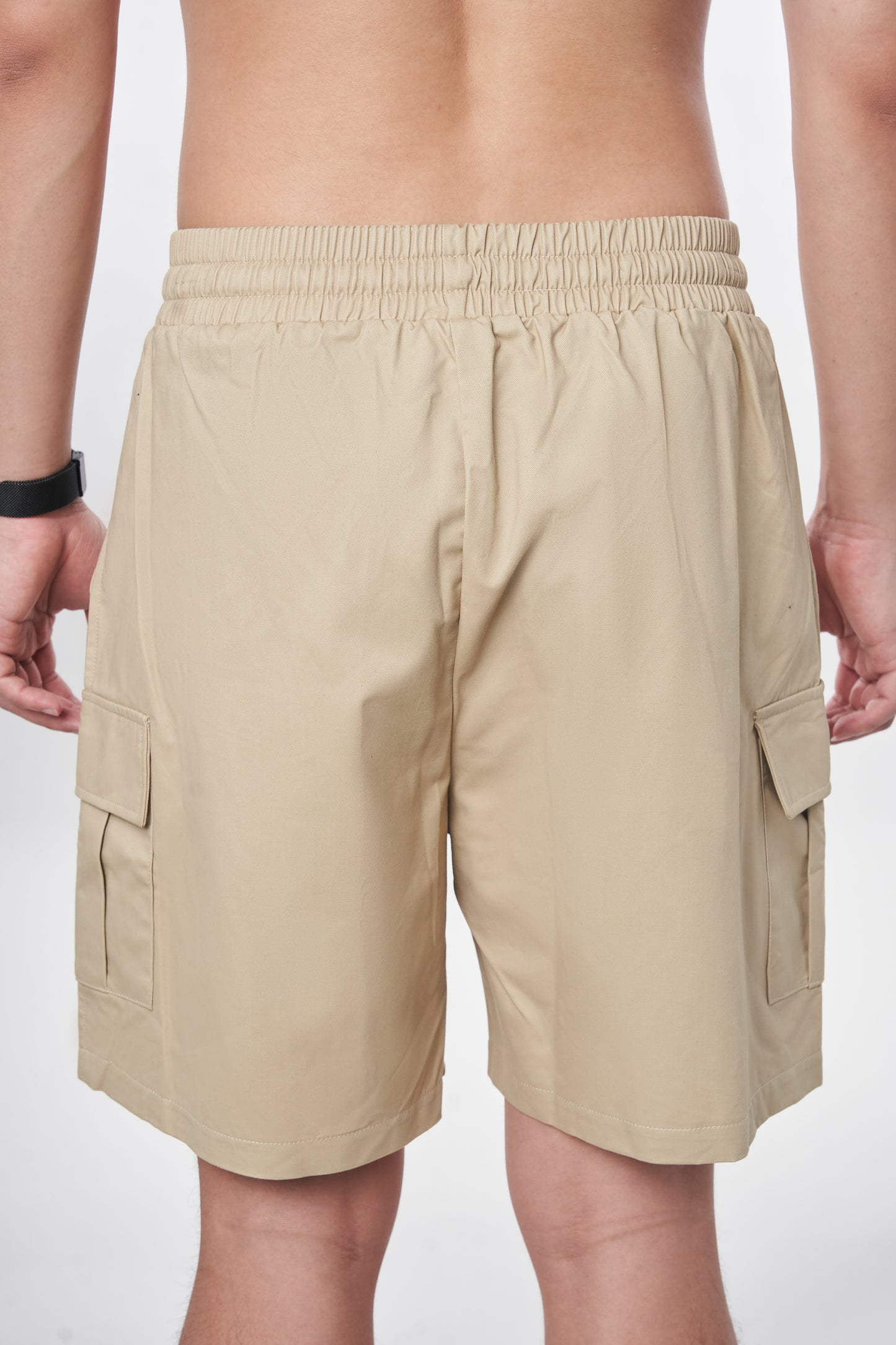 7allen Cargo Pocket Khaki Shorts