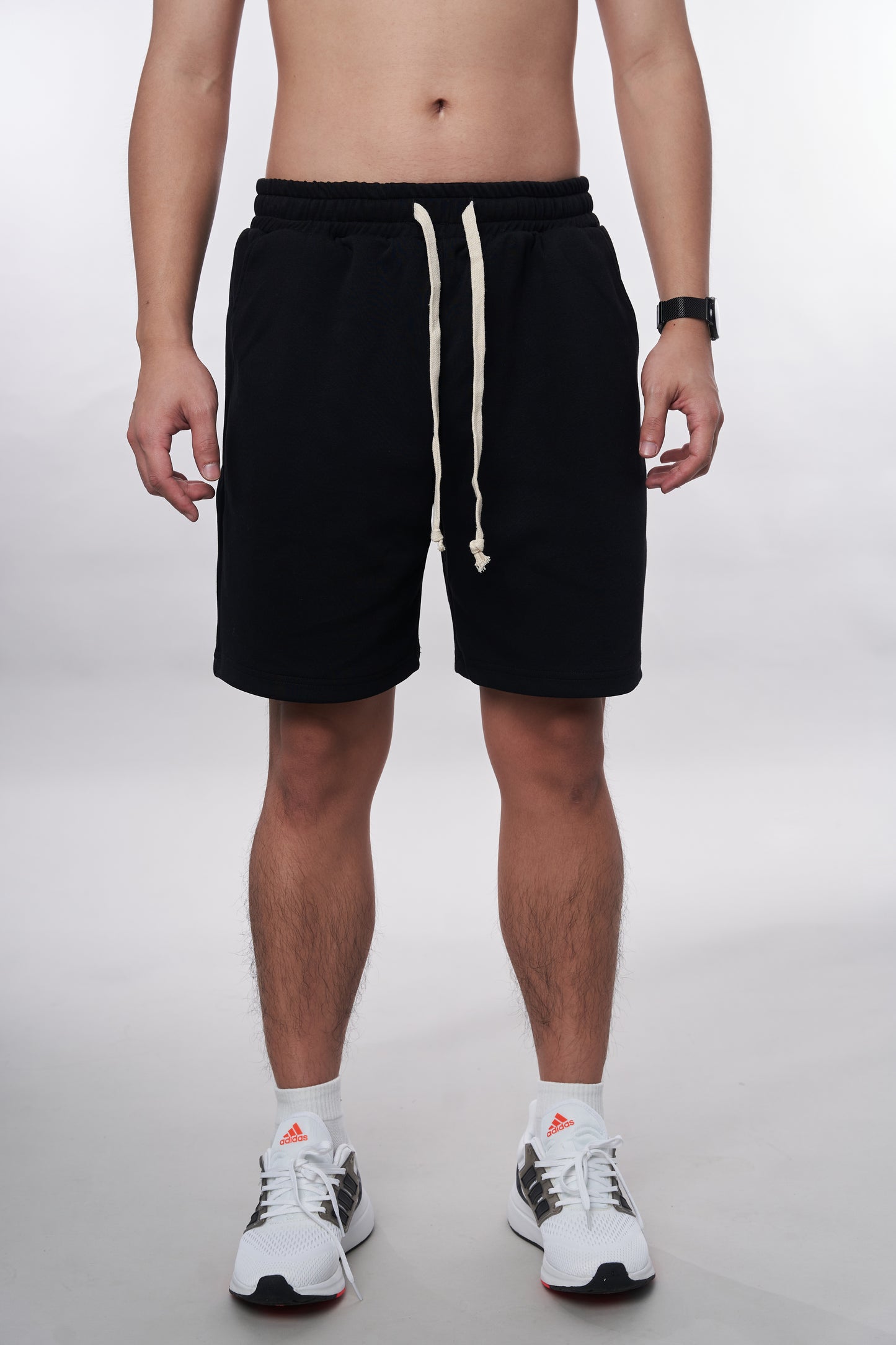 7allen Easy Solid Sweatshorts 2-Layer Fabric