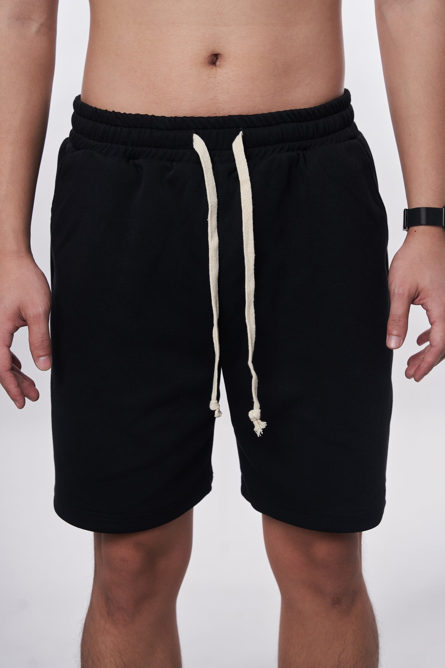 7allen Easy Solid Sweatshorts 2-Layer Fabric