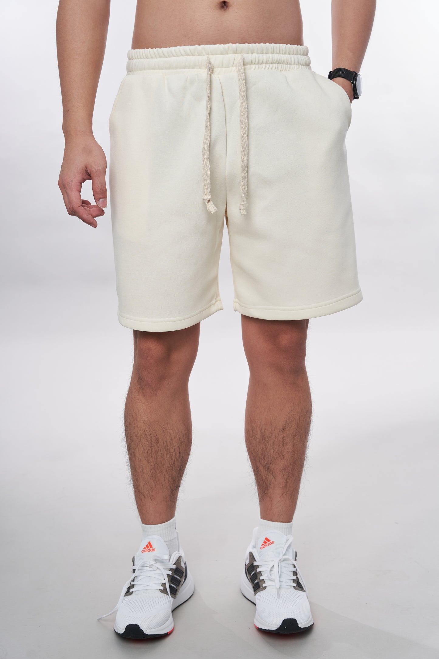 7allen Easy Solid Sweatshorts 2-Layer Fabric
