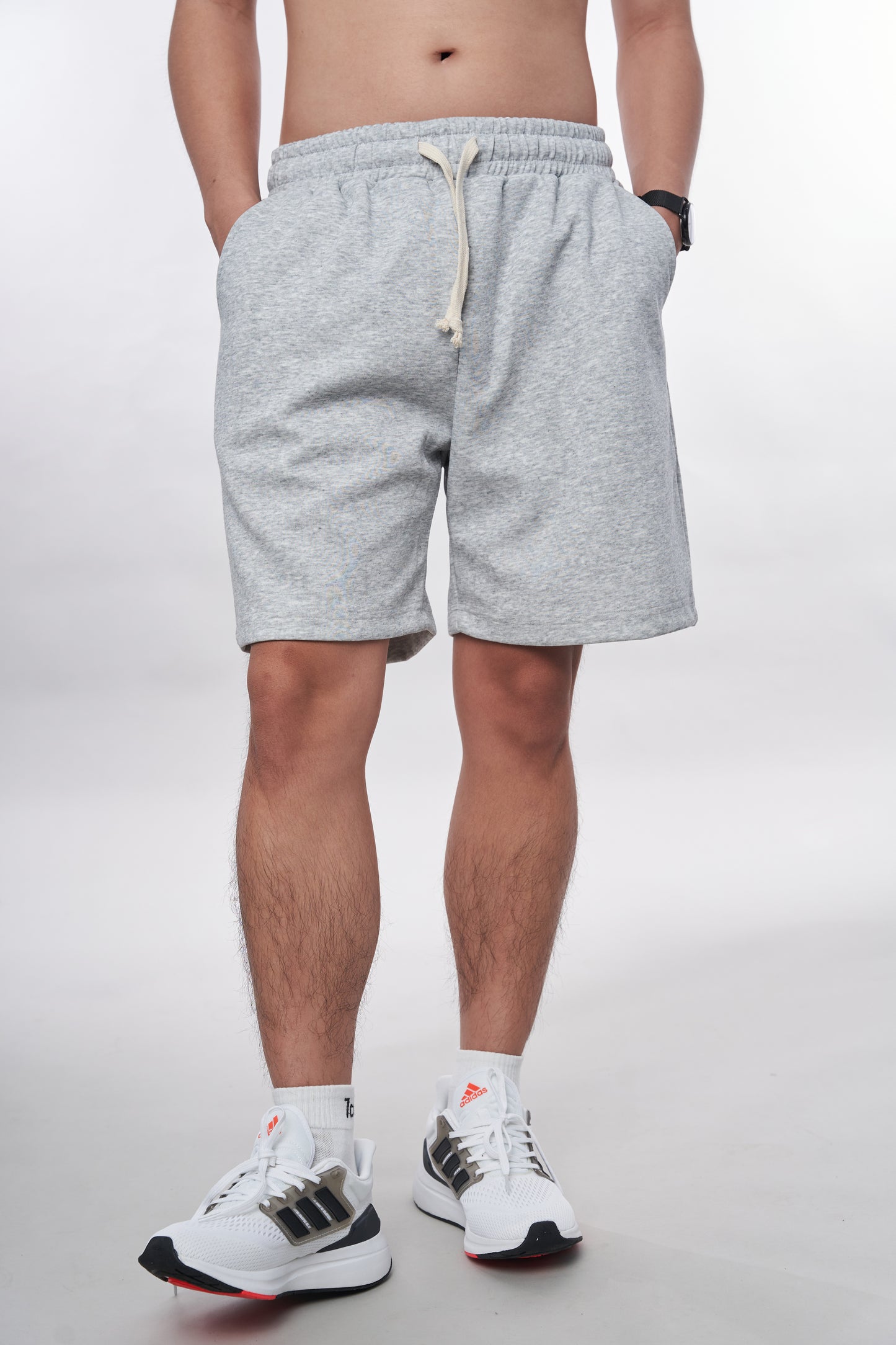 7allen Easy Solid Sweatshorts 2-Layer Fabric