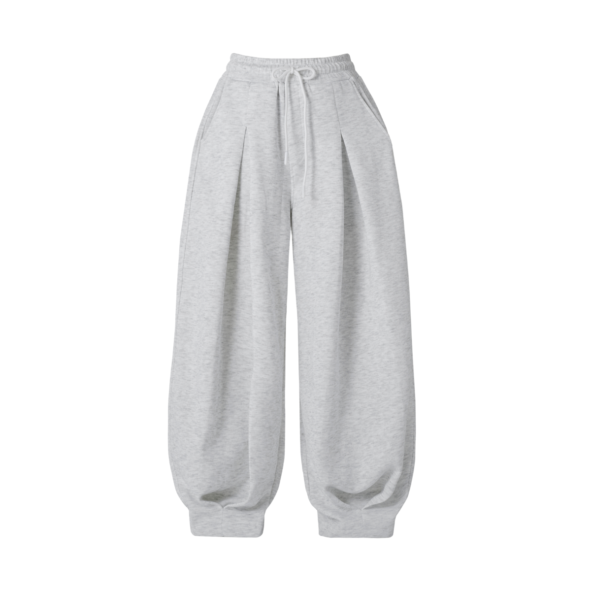 7allen Pleated Sweat Pants Core Fleece Cotton , Loose Pants, Casual Pants, Jogger Pants Men, Baggy Sweatpants