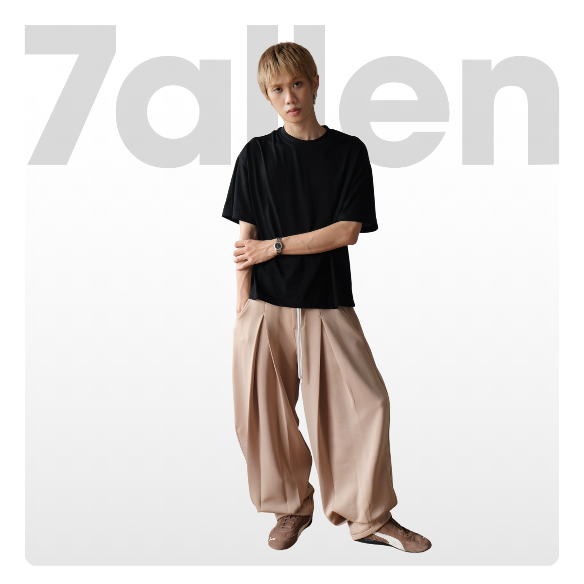 7allen Pleated Sweat Pants Core Fleece - Toji Pants