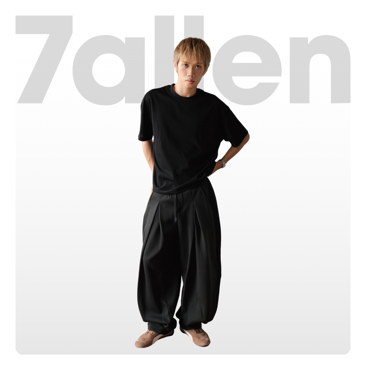 7allen Pleated Sweat Pants Core Fleece - Toji Pants