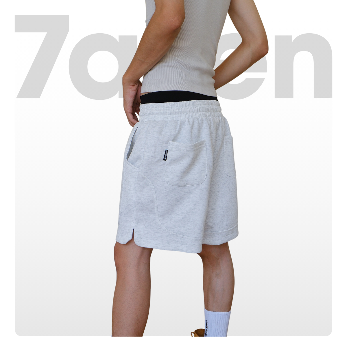 7allen Streamline Sweat Shorts Core Fleece Cotton