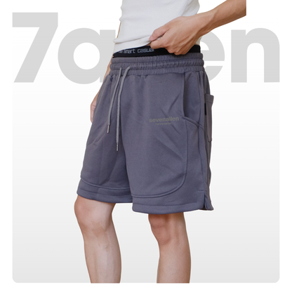 7allen Streamline Sweat Shorts Core Fleece Cotton