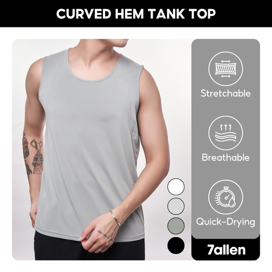 7allen Curved Hem Tank Top