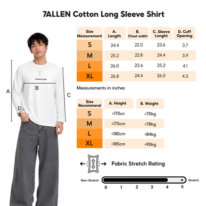 7allen Unisex Boxy Long Sleeve T Shirt