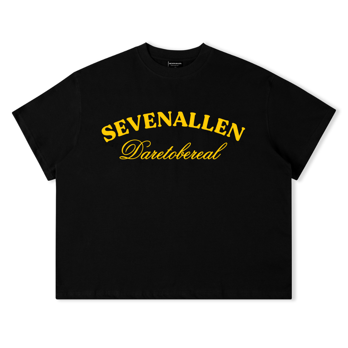 7allen Boxy T-Shirt 100% Cotton 250gsm, Embroidery Shirt