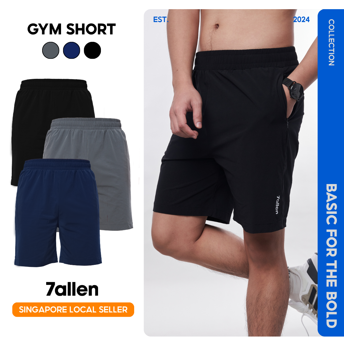 7allen Windbreaker Sports Shorts 1