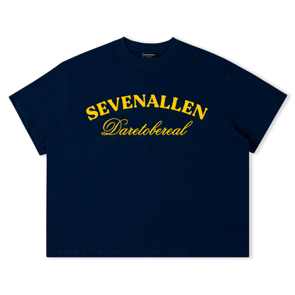7allen Boxy T-Shirt 100% Cotton 250gsm, Embroidery Shirt