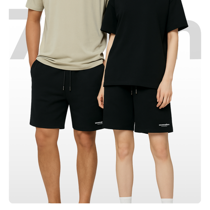 7allen Unisex Basic Sweat Shorts Core Fleece Cotton