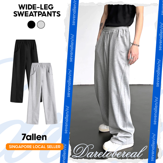 7allen Wide Leg-Pants Core Fleece