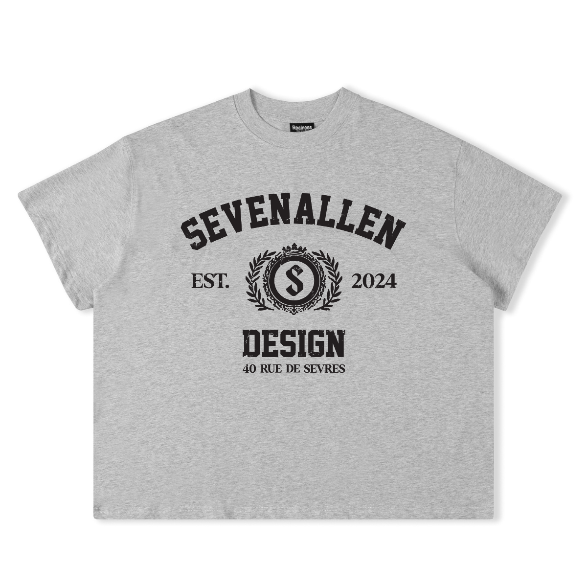 7allen Unisex Boxy T-Shirt 100% Cotton 250gsm, Graphic Tee