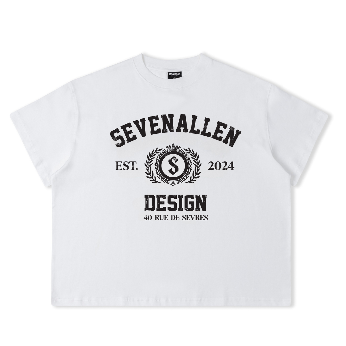 7allen Unisex Boxy T-Shirt 100% Cotton 250gsm, Graphic Tee