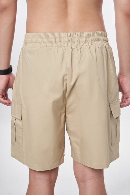 7allen Cargo Pocket Khaki Shorts