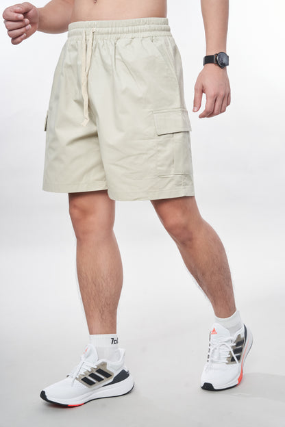 7allen Cargo Pocket Khaki Shorts