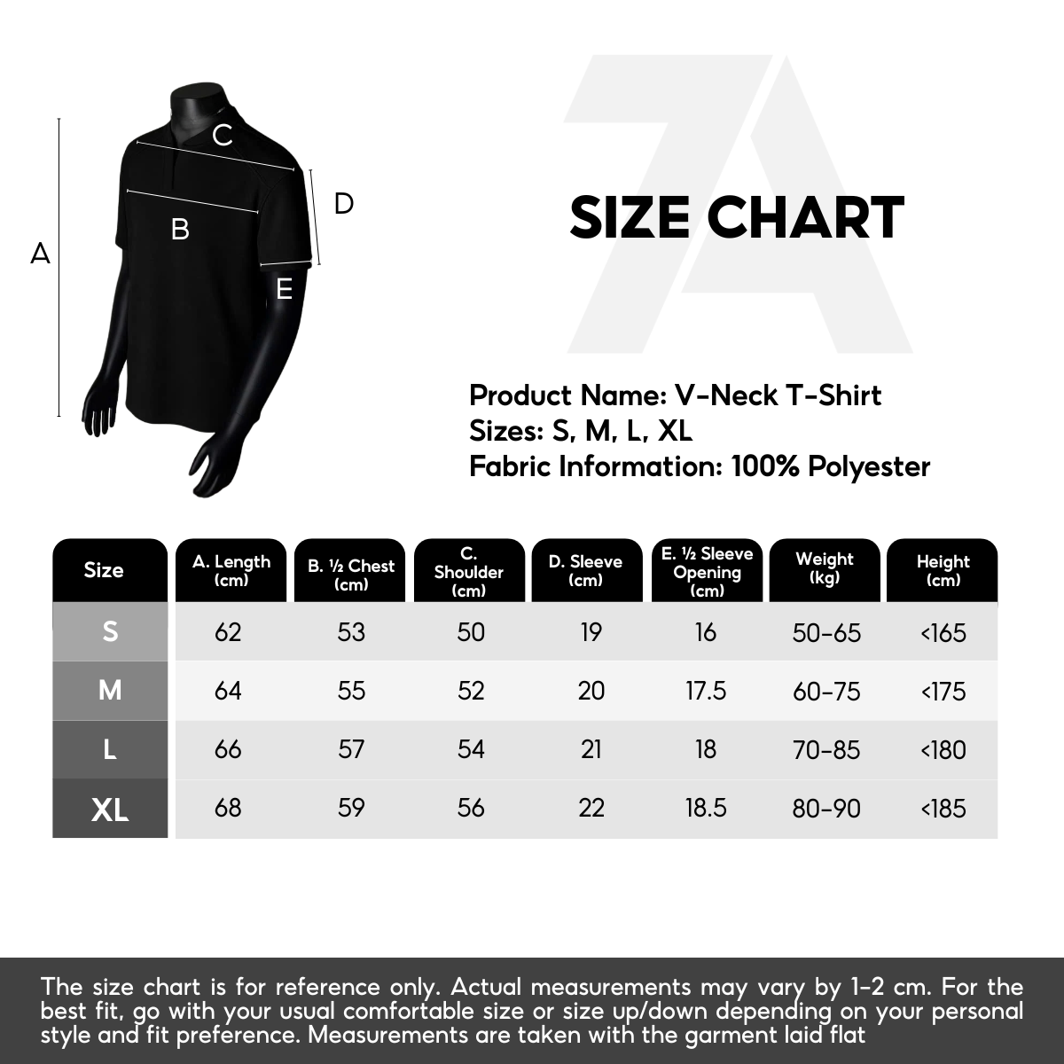 7allen Regular Fit V-Neck T-Shirt Men